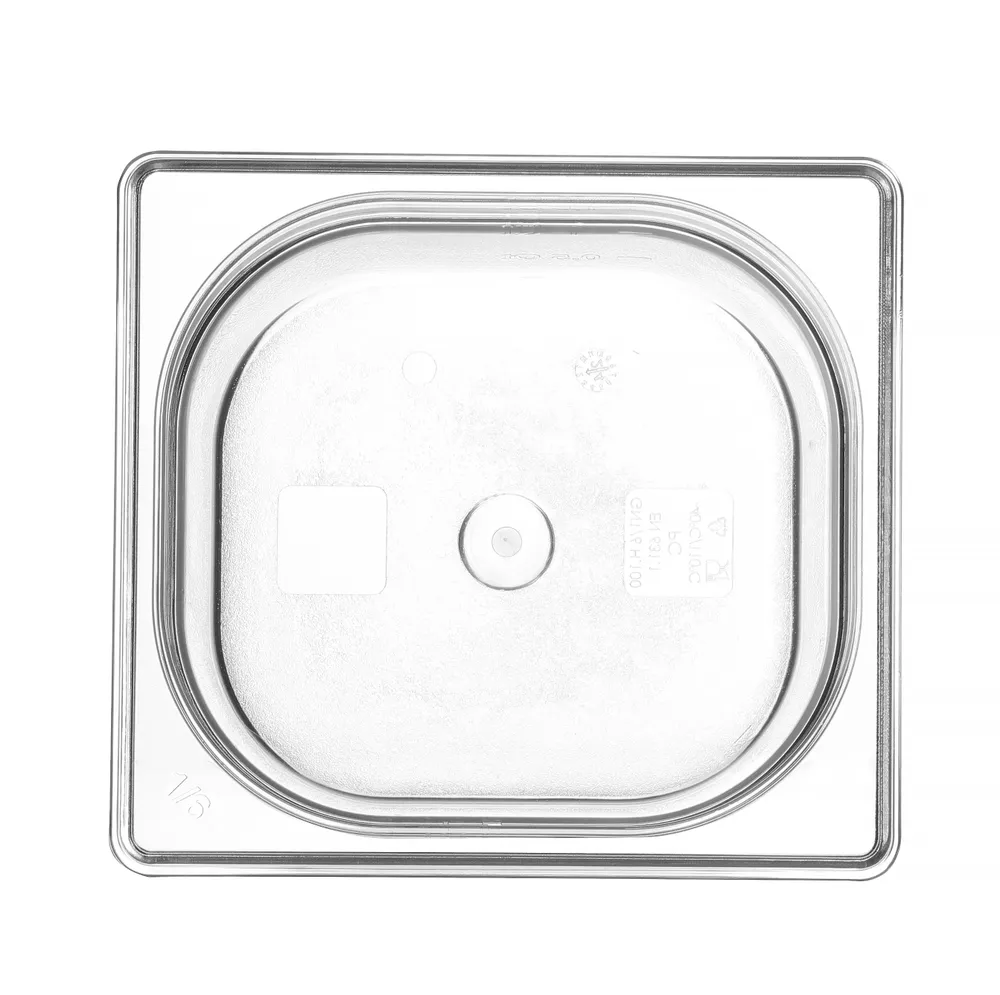 Recipiente Gastronorm 1/6 Transparente 1L, Policarbonato, 176x162x65mm