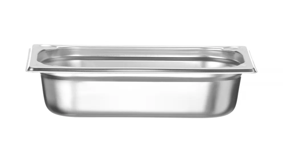 Recipiente Gastronorm GN 1/4, 1,8L, Aço Inoxidável, Altura 65mm