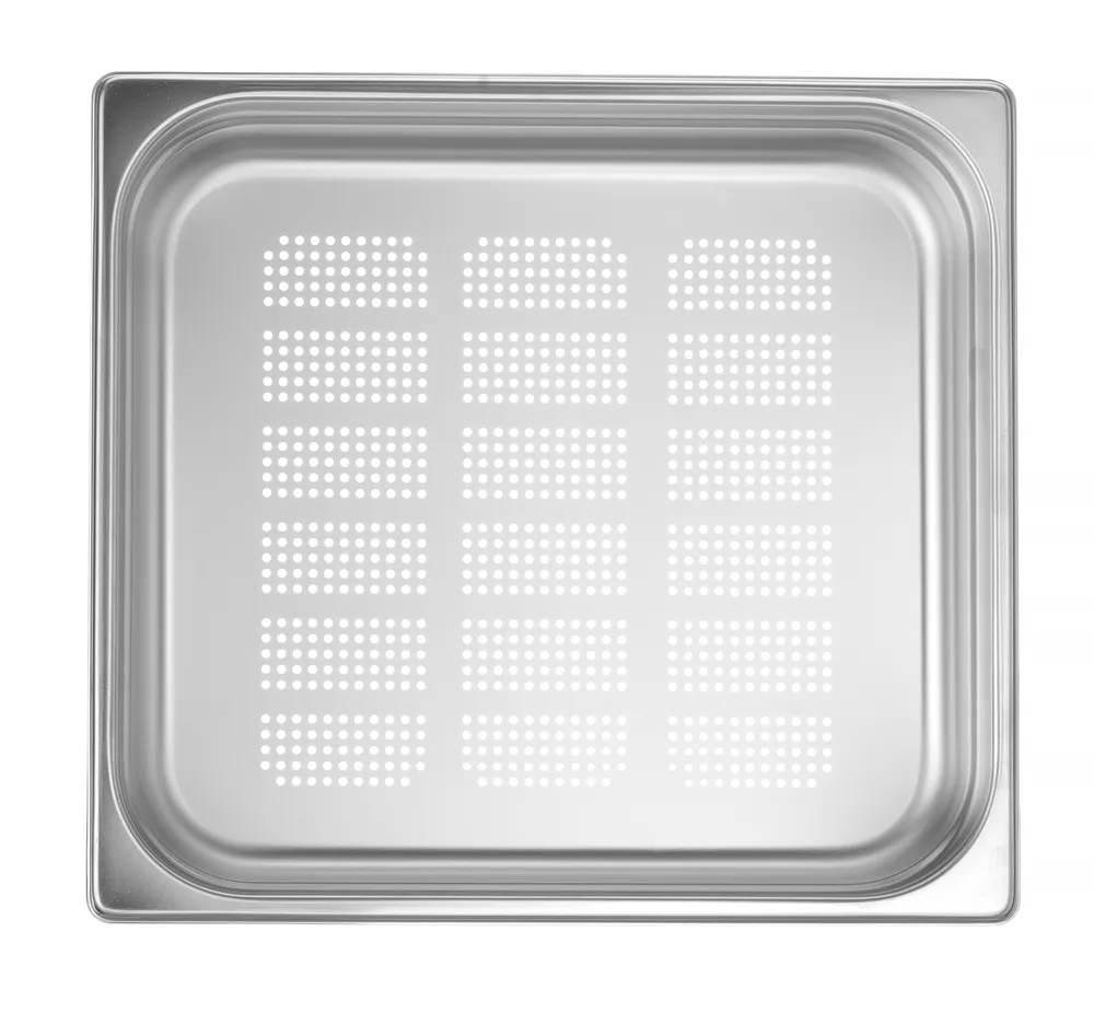 Recipiente Gastronorm 2/3 Perfurado 5.5L Aço Inox (H)65mm