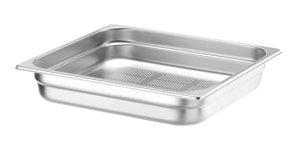 Recipiente Gastronorm 2/3 Perfurado 5.5L Aço Inox (H)65mm