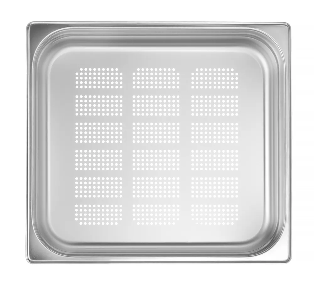 Recipiente Gastronorm GN 2/3 Perfurado Aço Inox 3L (H)40mm