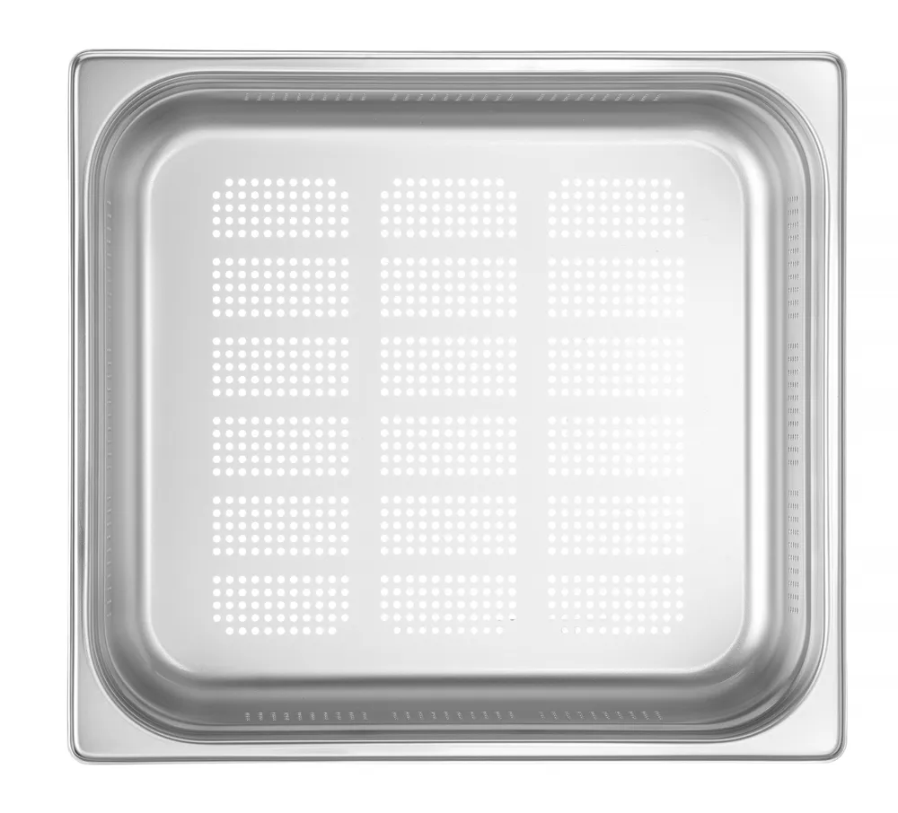 Recipiente Gastronorm GN 2/3 Perfurado Aço Inox 3L (H)40mm