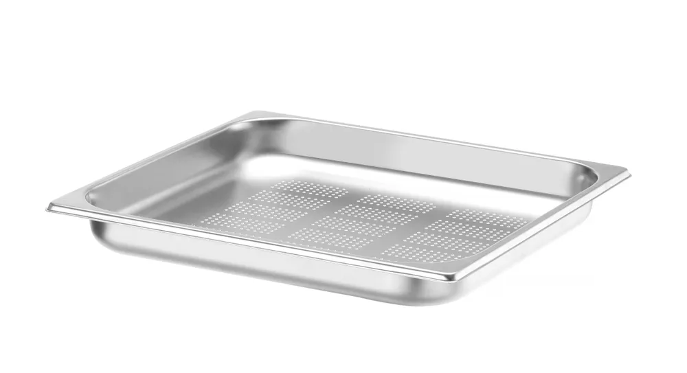 Recipiente Gastronorm GN 2/3 Perfurado Aço Inox 3L (H)40mm