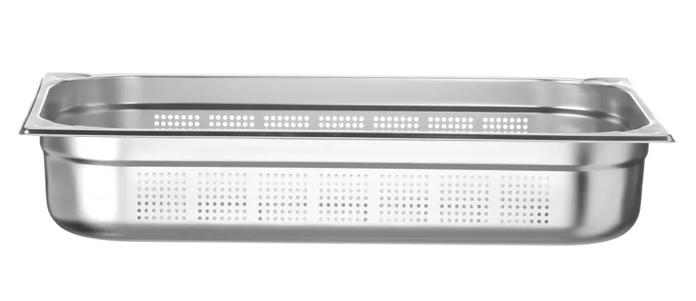 Recipiente Gastronorm 1/1 Perfurado, 14L, Altura 100mm