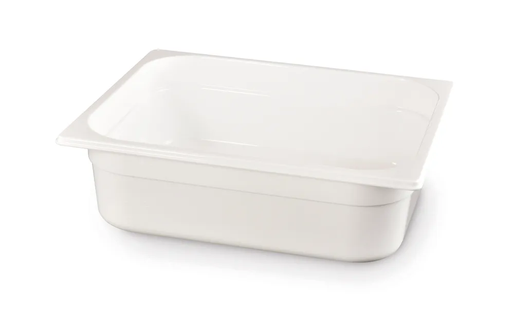 Recipiente Gastronorm 1/2 4L Policarbonato Branco HENDI 325x265x65mm