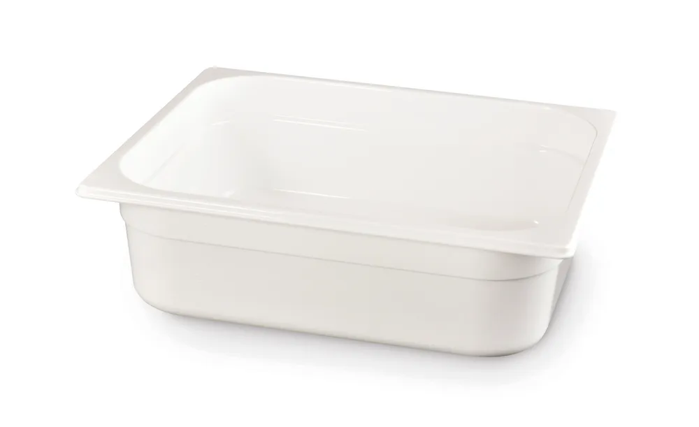 Recipiente Gastronorm 1/2 4L Policarbonato Branco HENDI 325x265x65mm