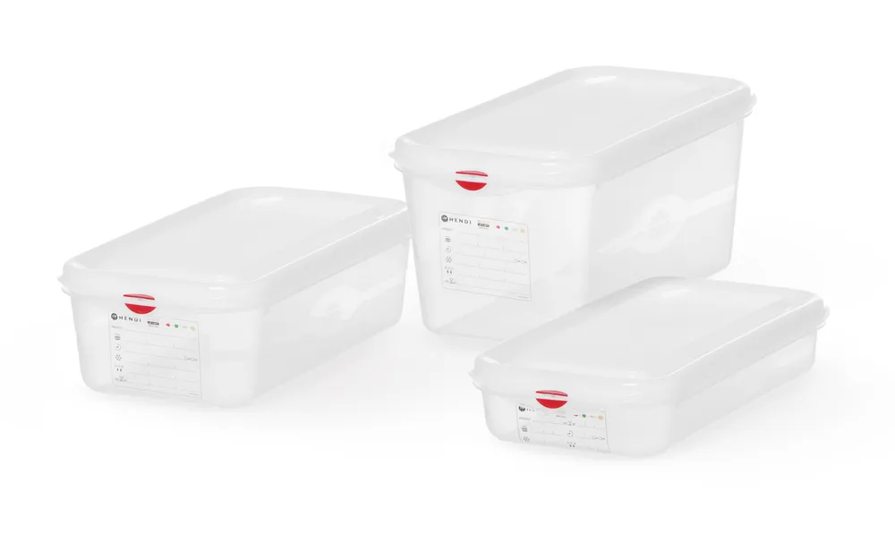 Recipiente Gastronorm GN 1/3 Polipropileno 6L Transparente 325x176x150mm