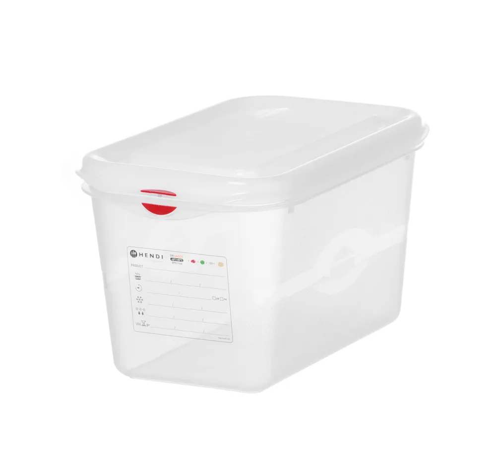 Recipiente Gastronorm GN 1/4 Polipropileno 4,3L Transparente