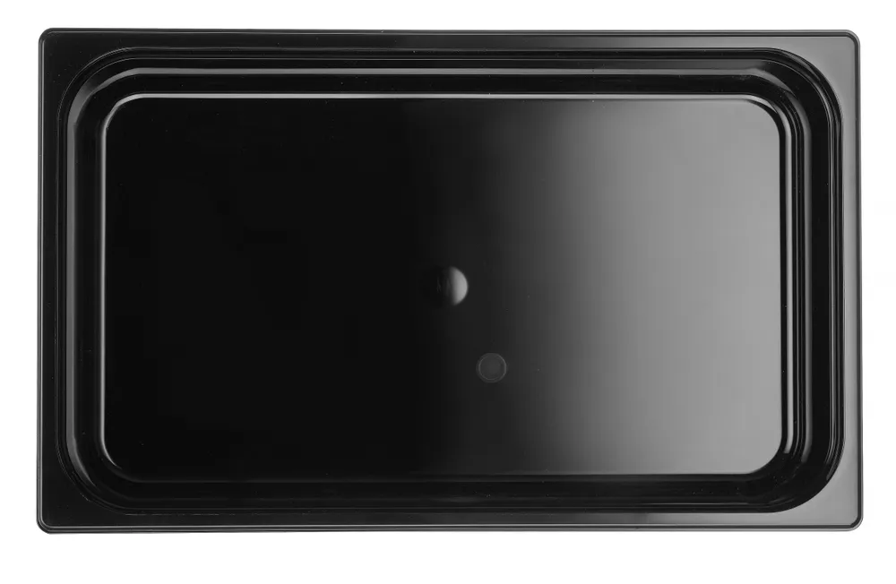 Recipiente Gastronorm 1/1 Policarbonato Preto, 14L, 530x325x100mm