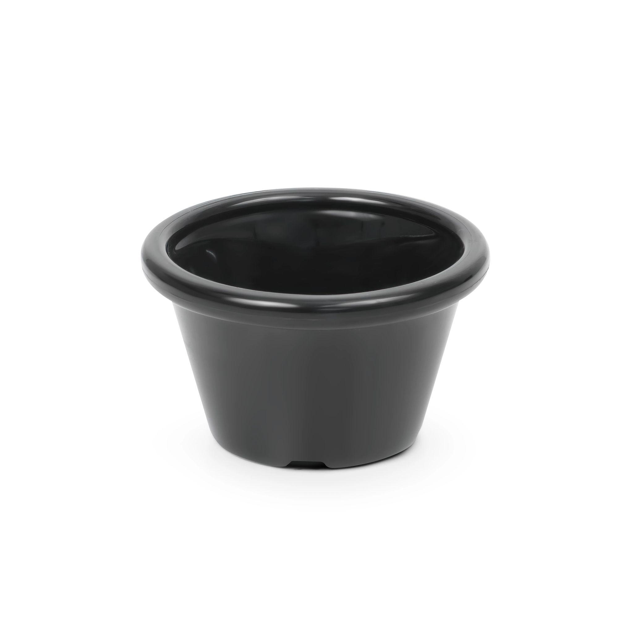 Recipiente para Molhos PET Preto 7.5 cm
