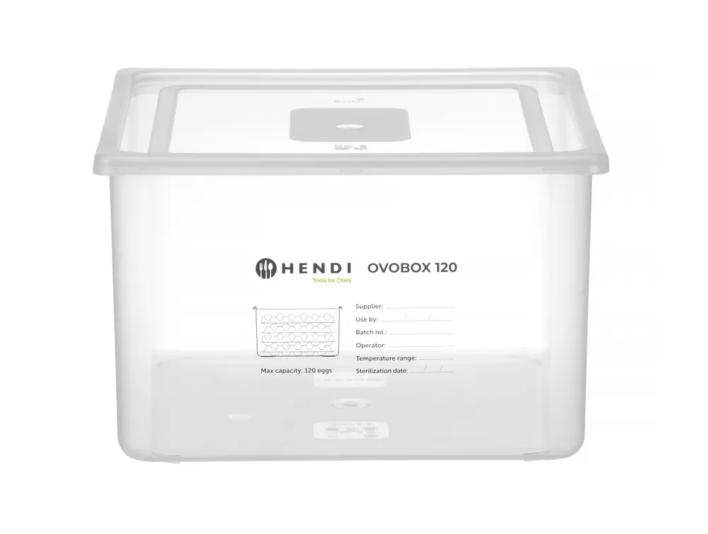 Recipiente para Ovos GN 2/3, 18L, 120 Ovos, 355x325x200mm