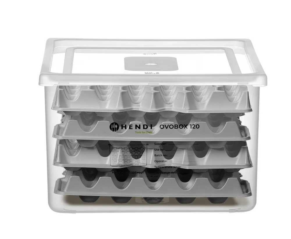 Recipiente para Ovos GN 2/3, 18L, 120 Ovos, 355x325x200mm