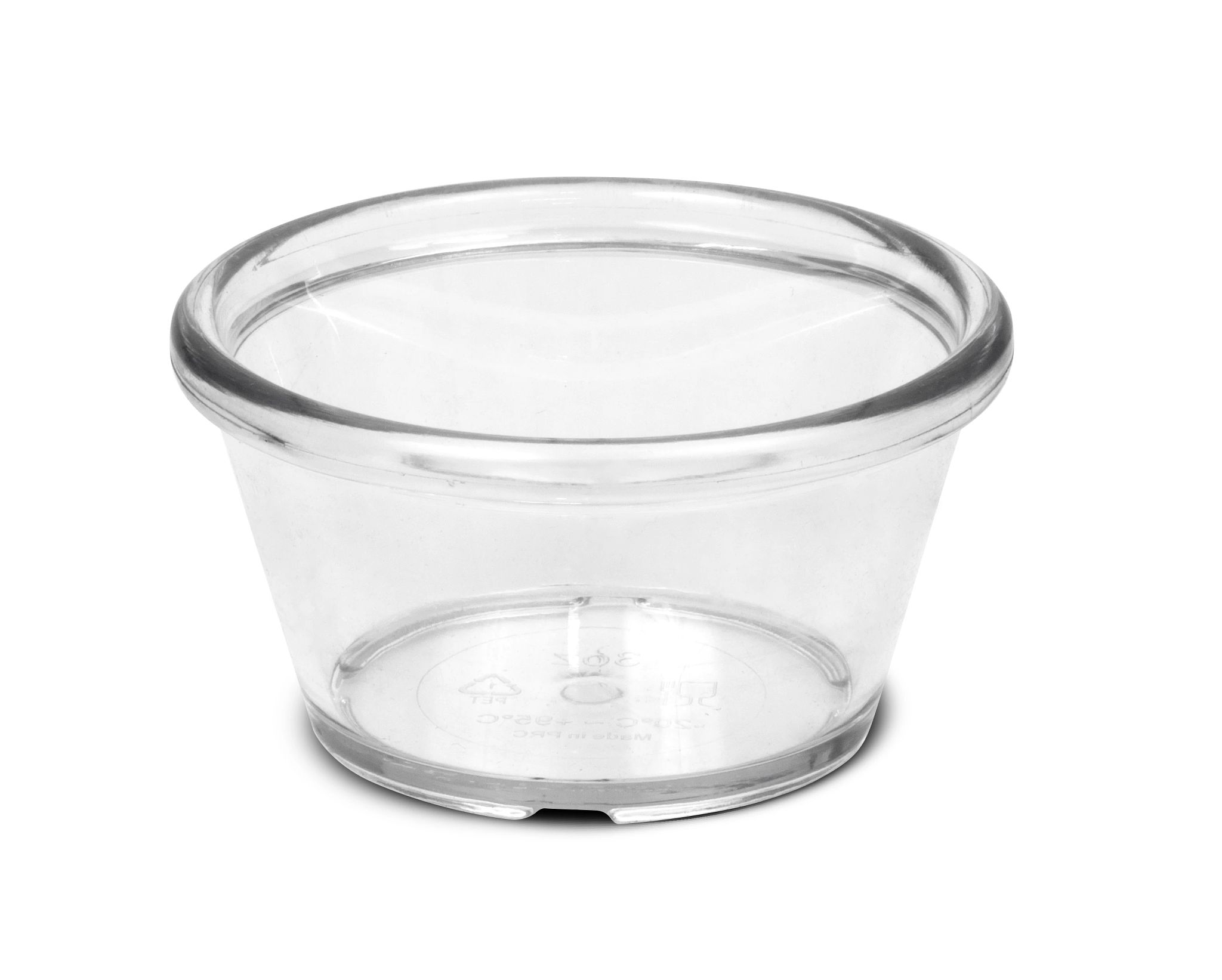 Recipiente para Molhos 7.5 cm PET Transparente