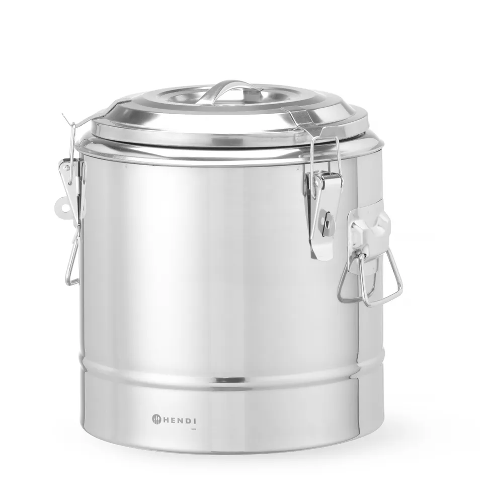 Termo Alimentar Portátil 11L Inox — Transporte Quente