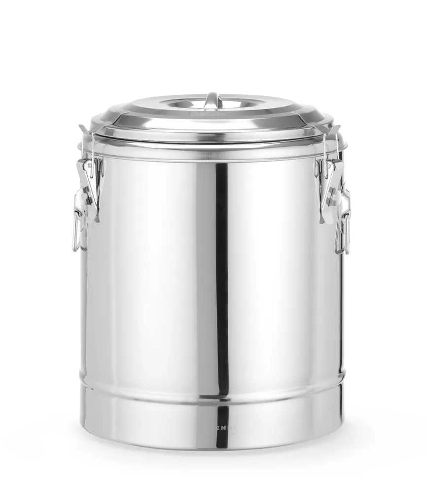 Recipiente Térmico Inox 23L para Transporte Alimentos