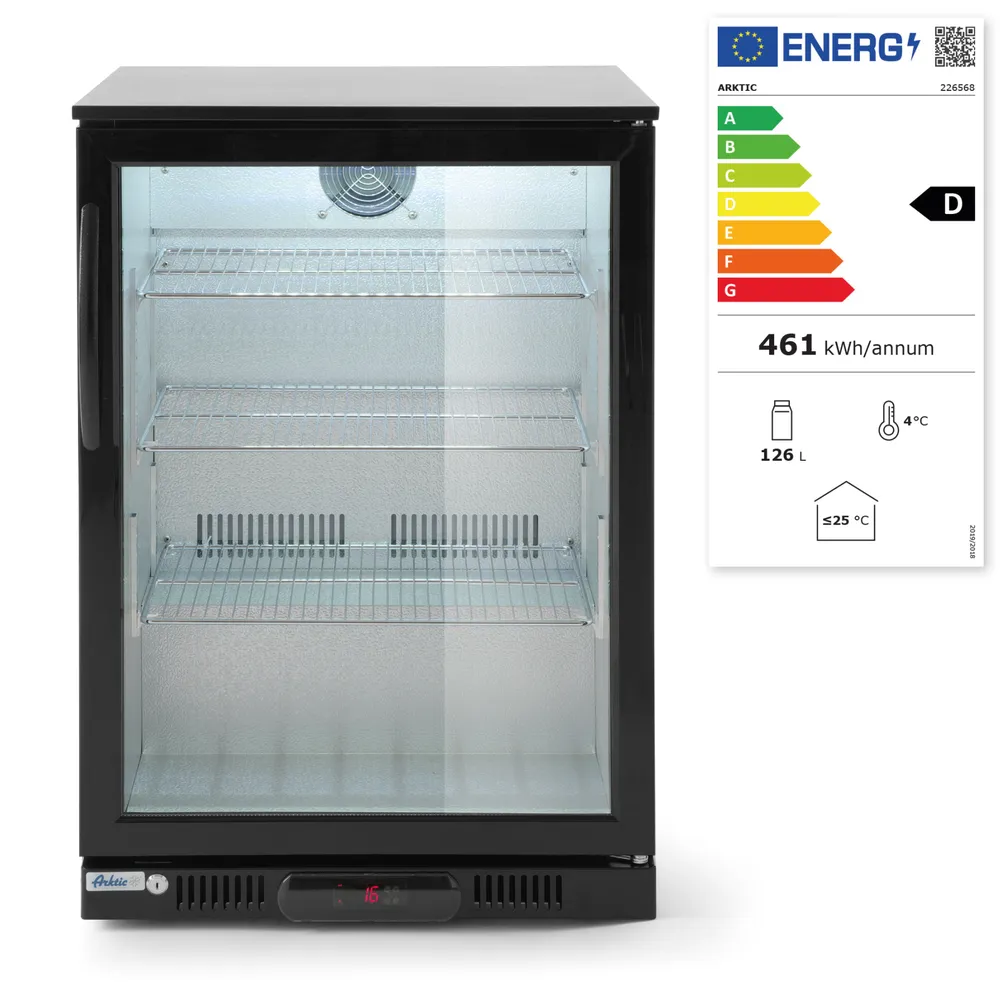 Frigorífico de Bar 105L Preto - Refrigeração Ventilada