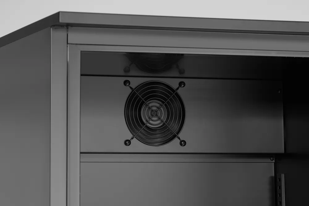 Frigorífico para Bar 2 Portas 384L Preto 900mm