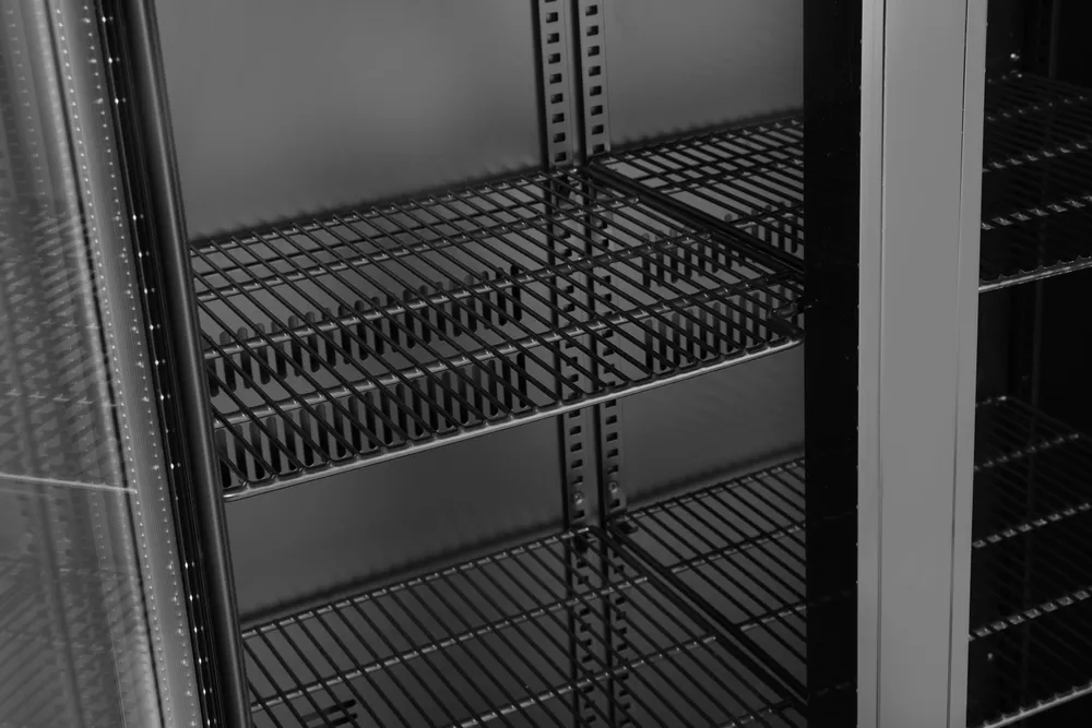 Frigorífico para Bar 2 Portas 384L Preto 900mm