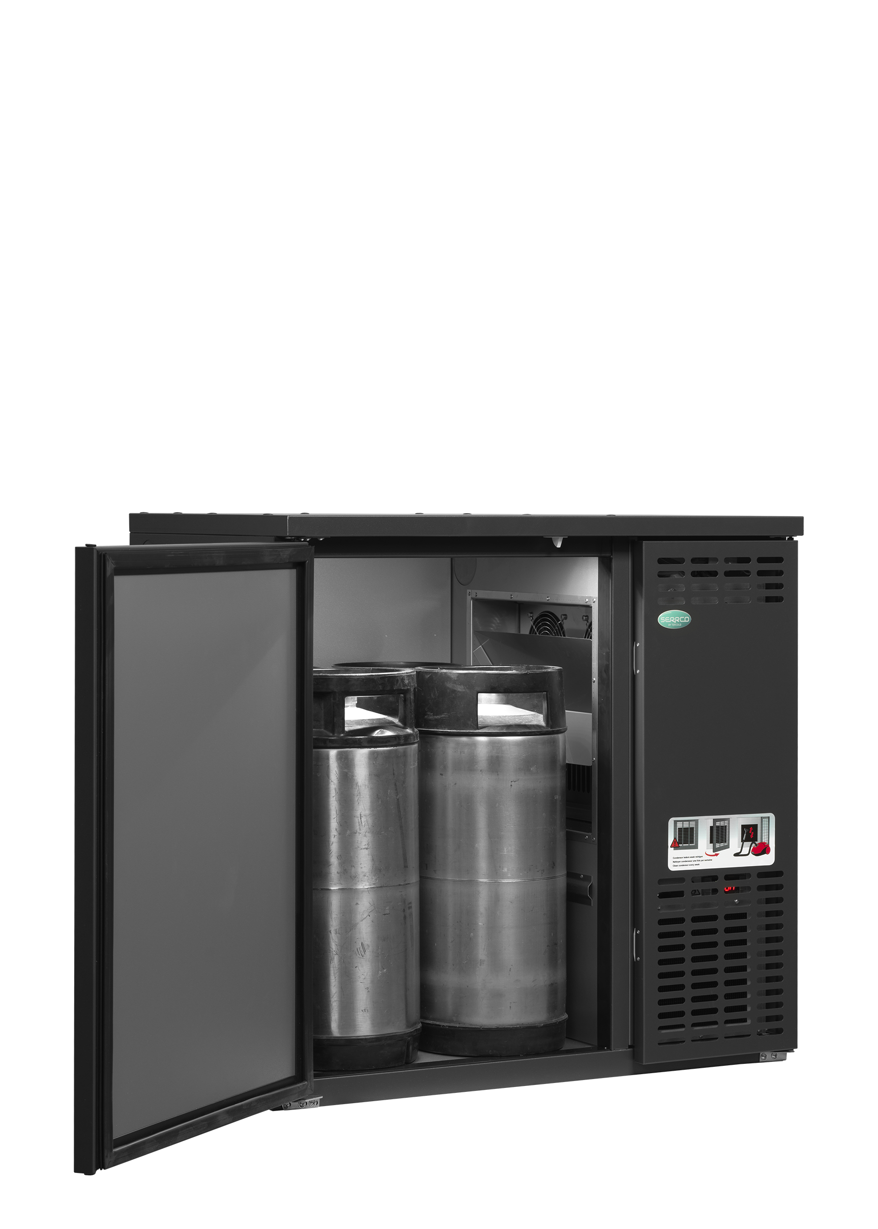 Refrigerador de Barris Profissional SFK-4E+ 205L, Direita