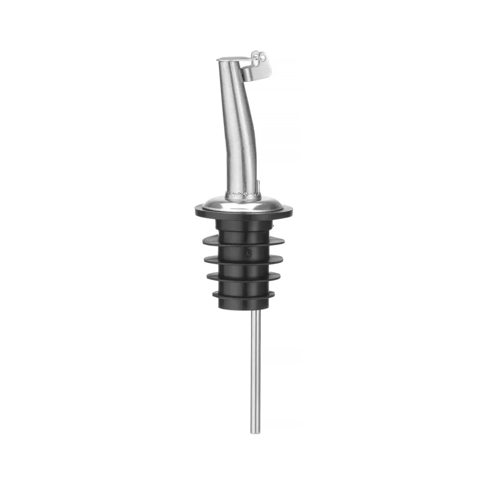 Rolha de Fluxo Livre com Tampa, Aço Inox, Pack 6 unidades