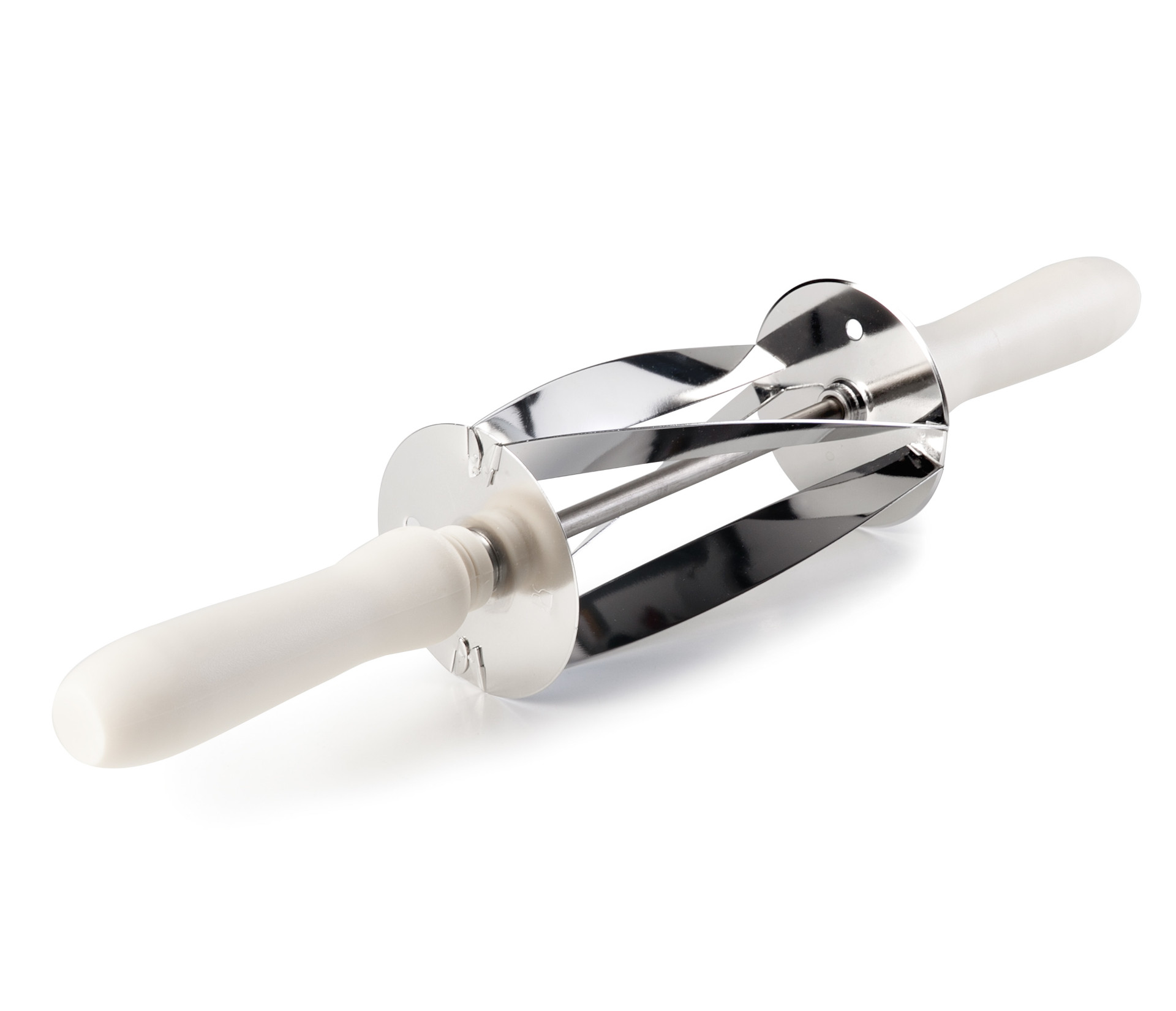 Rolo Cortador de Croissants 7 cm em Metal para Pastelaria
