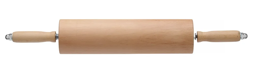 Rolo da Massa em Madeira Faia Profissional ⌀75x640mm