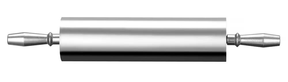 Rolo de Massa Alumínio ⌀90x545mm com Rolamentos Esferas