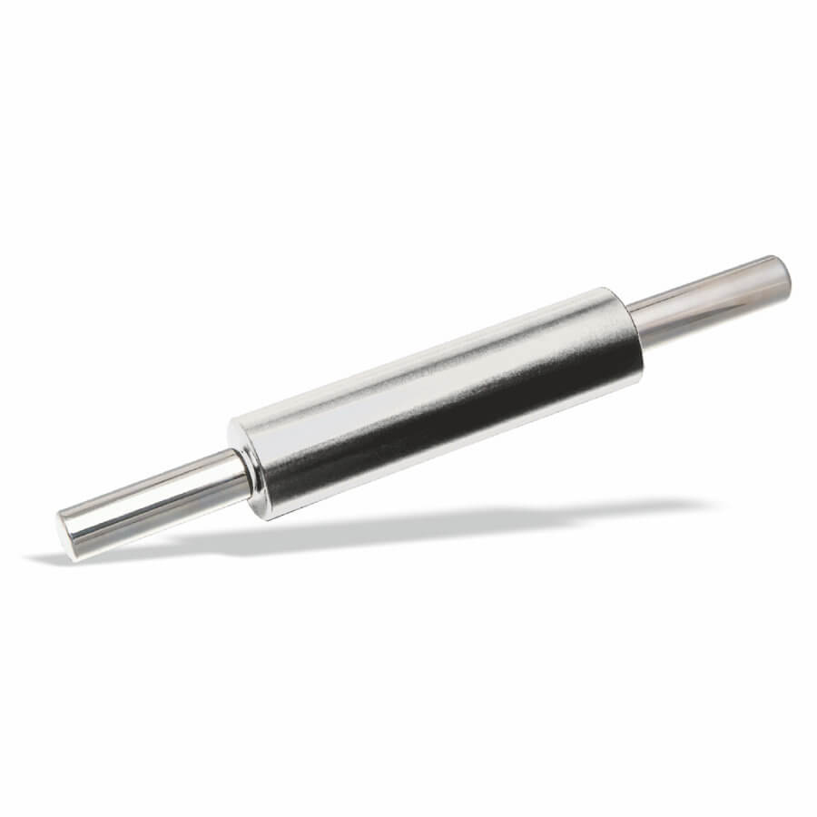 Rolo de Aço Inoxidável 48 cm com Pegas Rotativas