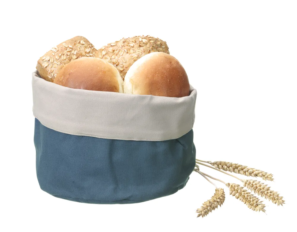 Saco para Pão Redondo Cinzento-Escuro Ø200x(A)200mm