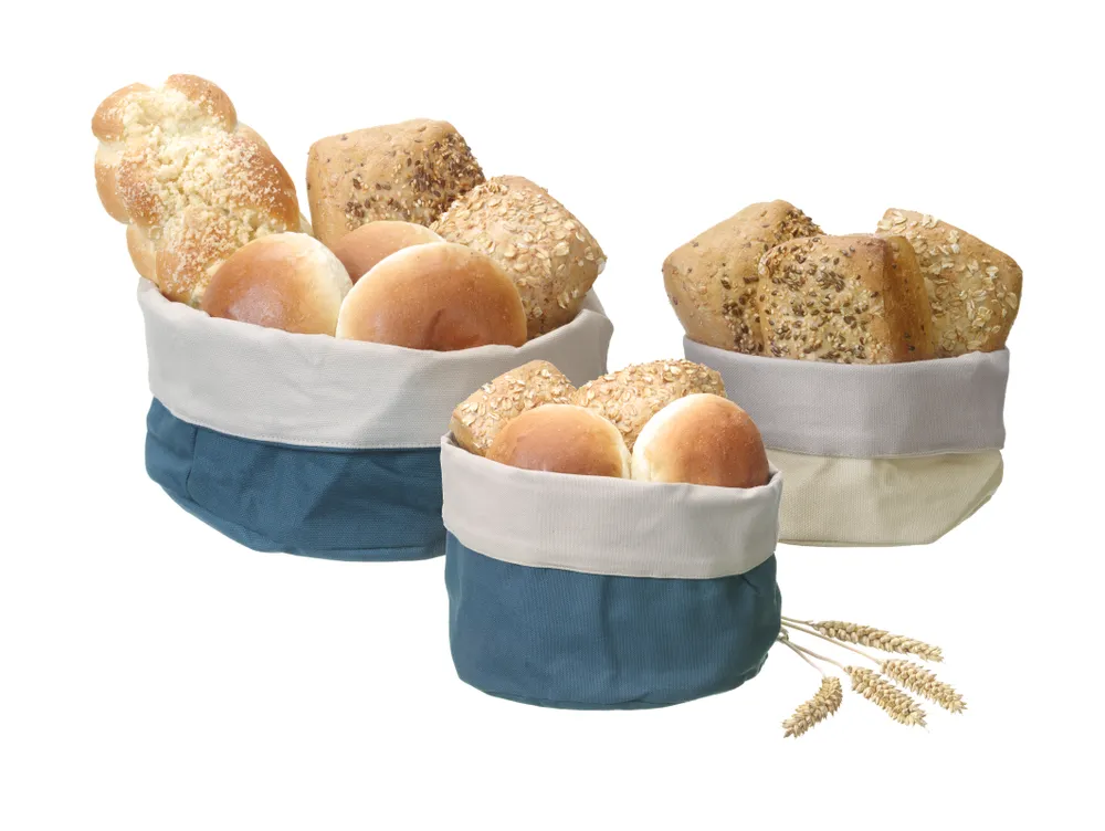 Saco para Pão Redondo Cinzento-Escuro Ø200x(A)200mm