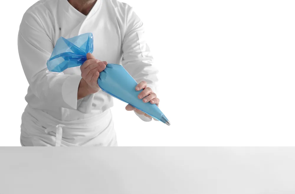 Saco de Pasteleiro Antiderrapante 515x280mm, Azul, 100 unidades