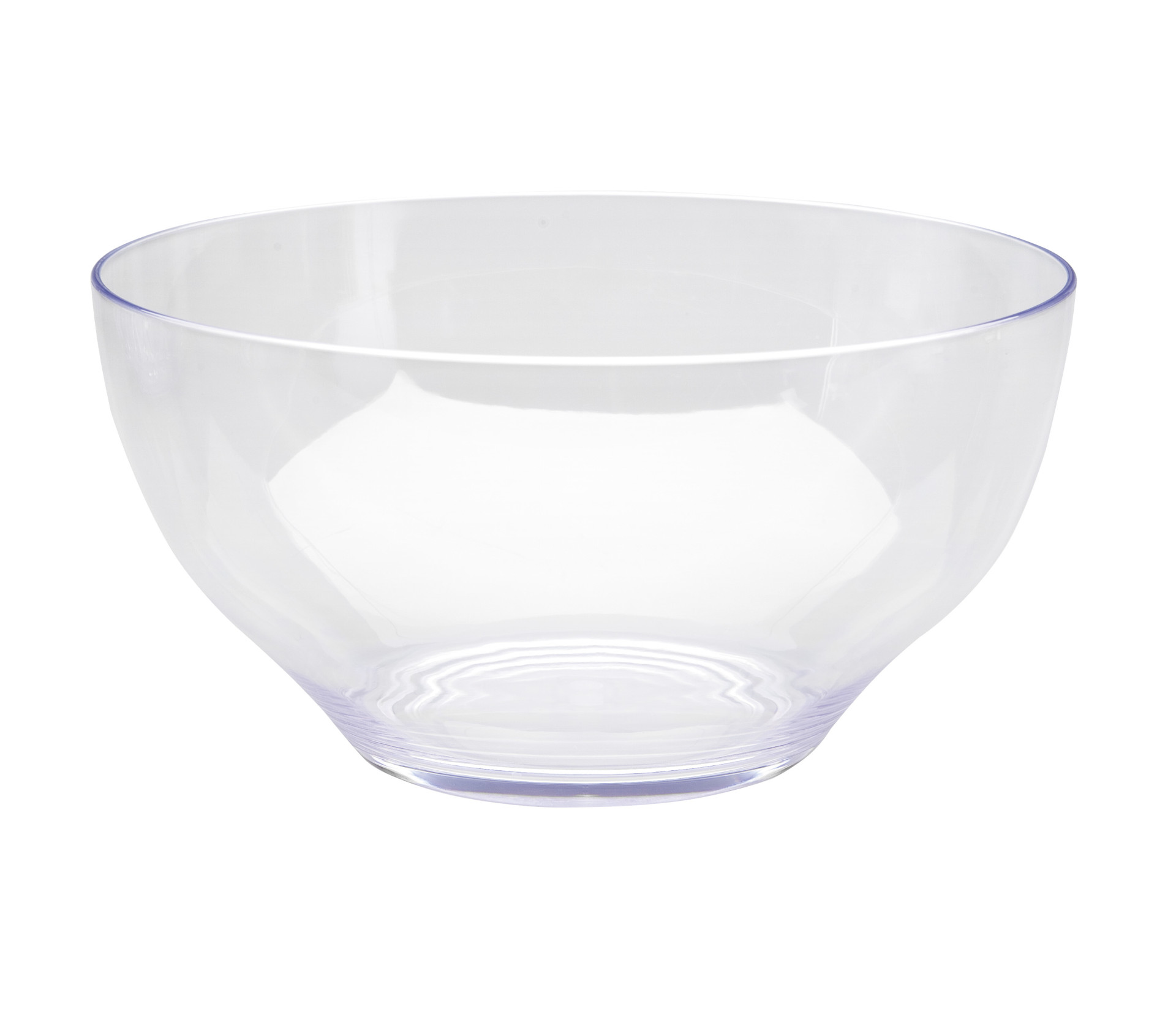 Saladeira Acrílico Redonda Ø250mm 4L para Cozinha Profissional