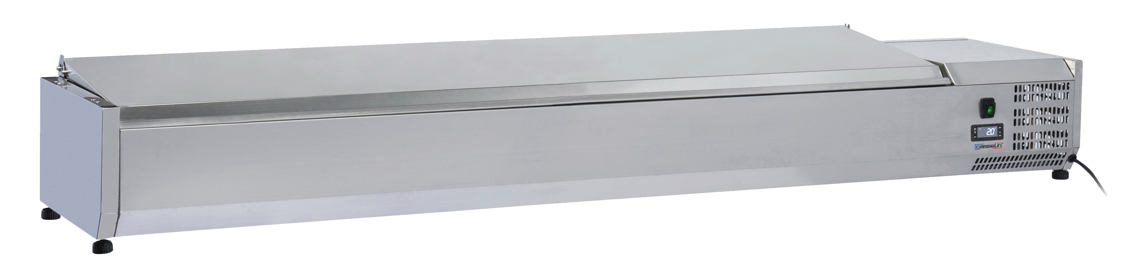 Saladete de Bancada Refrigerada 9 GN 1/3 com Tampa – 1800mm