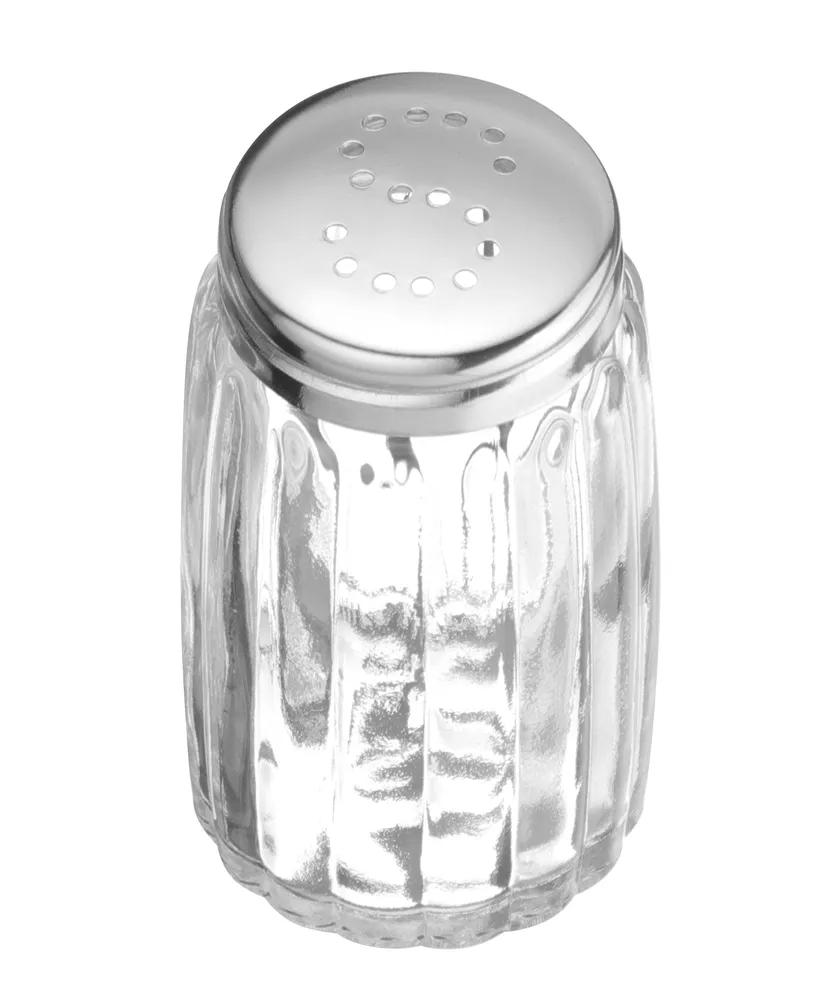 Saleiro Vidro e Inox, Conjunto 6 Peças, ø40x70mm