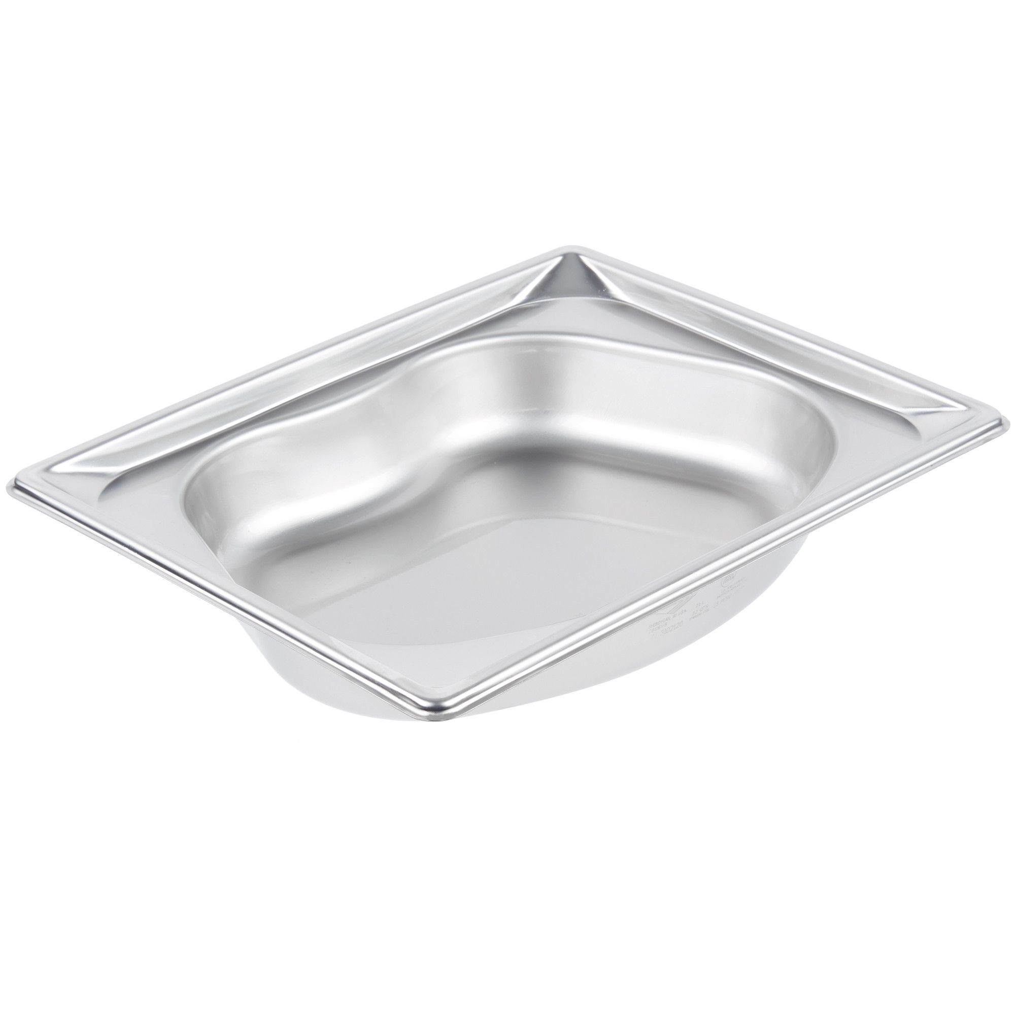 Tabuleiro Irregular Aço Inoxidável 324x264x63mm para Buffet