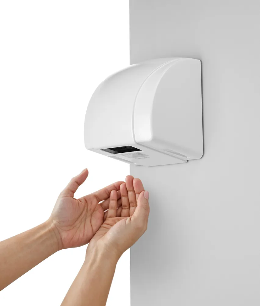 Secador de Mãos Elétrico 1500W — Ativação por Sensor