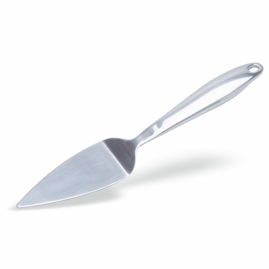 Servidor de Bolo Aço Inoxidável 31 cm Acabamento Espelhado