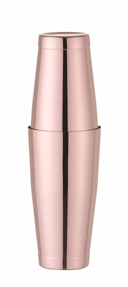 Shaker Boston Tin-on-Tin 0,8L, Acabamento Cobre Polido, Ø90mm