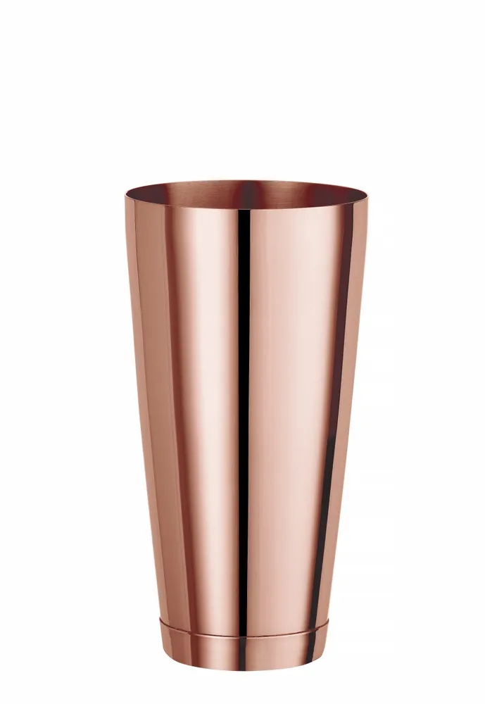 Shaker Boston 0,8L em Aço Inoxidável com Acabamento Cobre Ø90mm