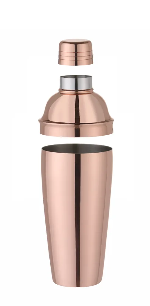 Shaker Cobbler Cobre Inox ⌀85x(A)240mm para Cocktails