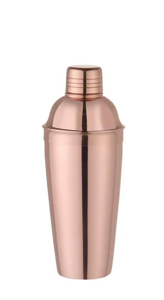 Shaker Cobbler Cobre Inox ⌀85x(A)240mm para Cocktails