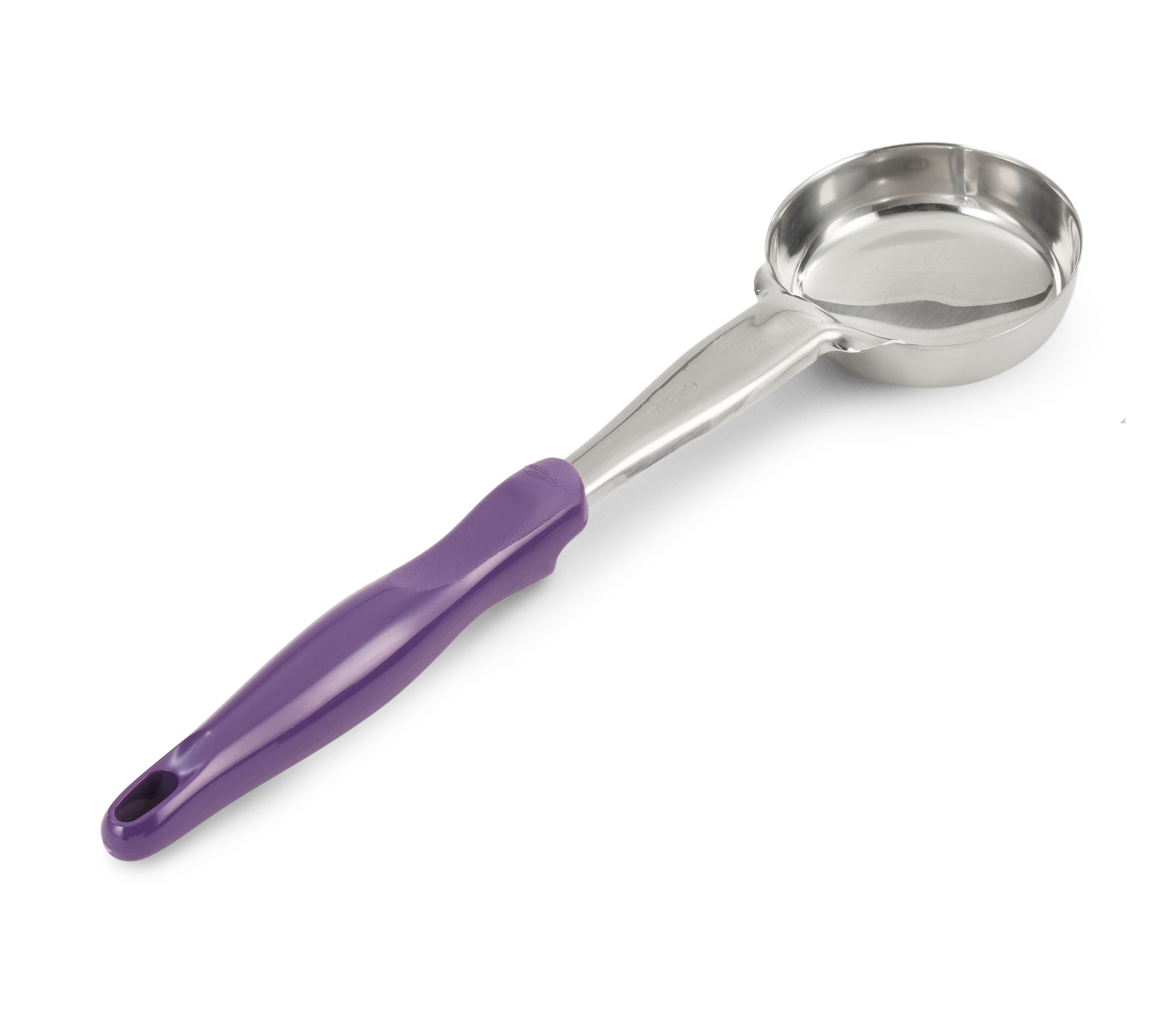 Concha de Porcionamento 118 ml Aço Inoxidável Cabo Roxo