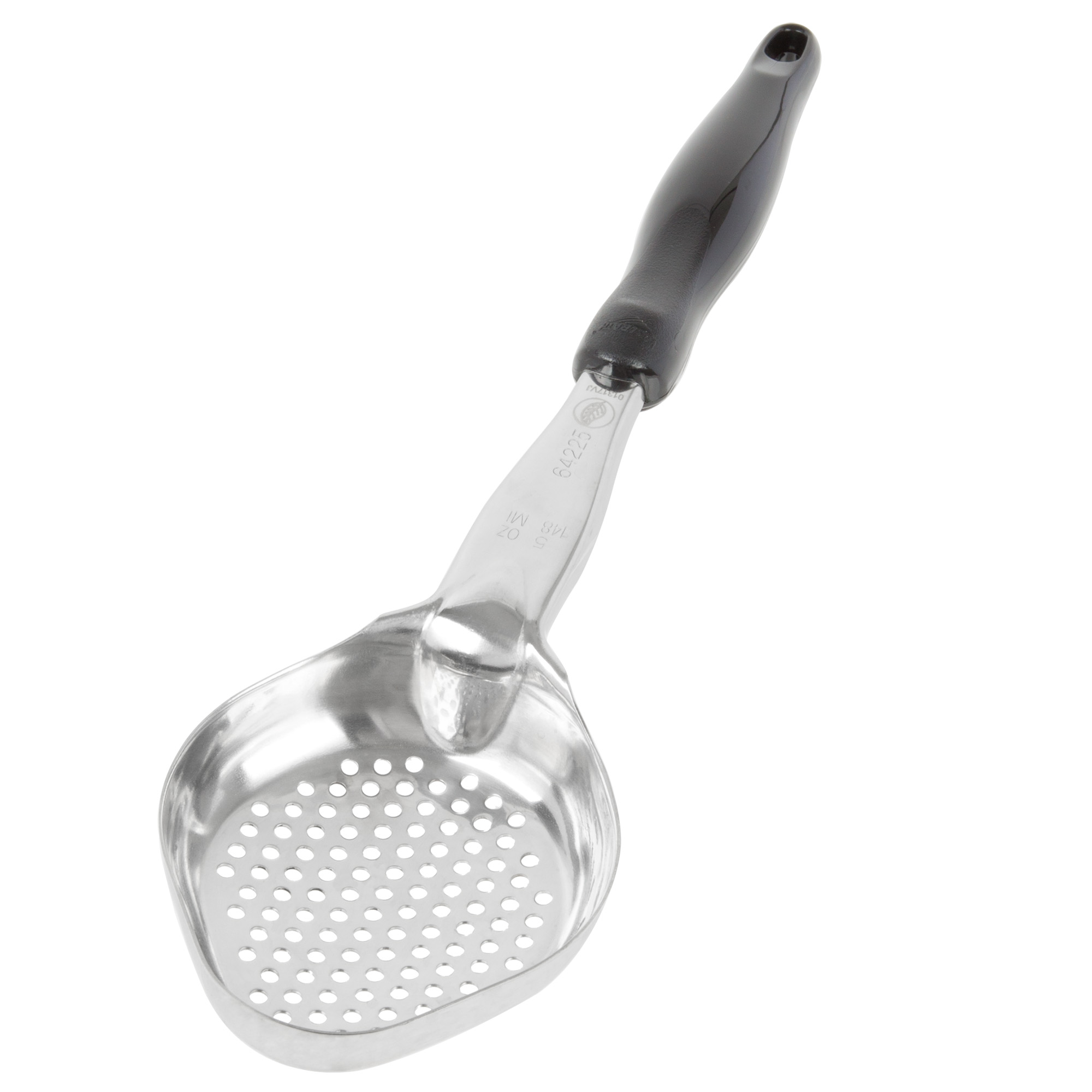 Colher Perfurada Oval 148 ml Aço Inox e Nylon
