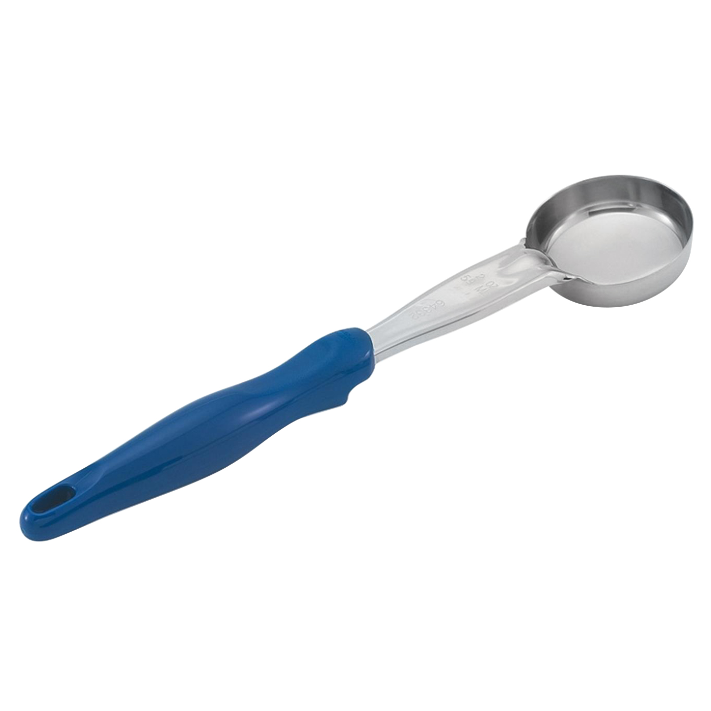 Spoodle Redondo 60 ml Aço Inoxidável Cabo Nylon Azul