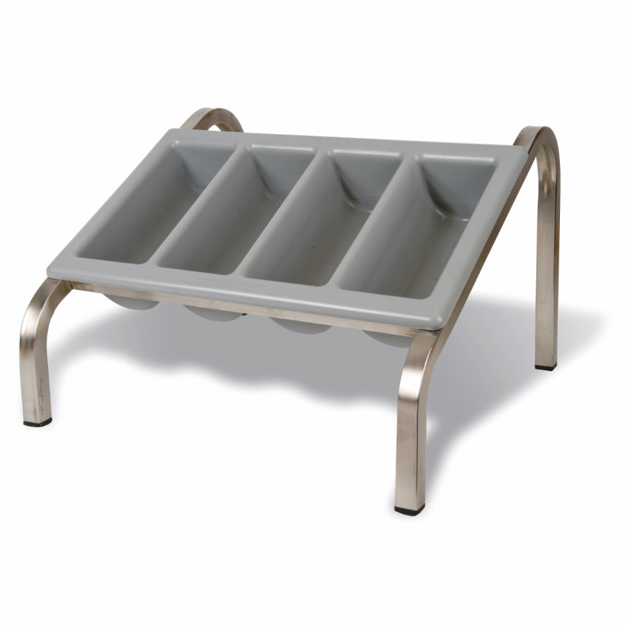 Suporte para Tabuleiros GN 1/1 com Porta-Talheres