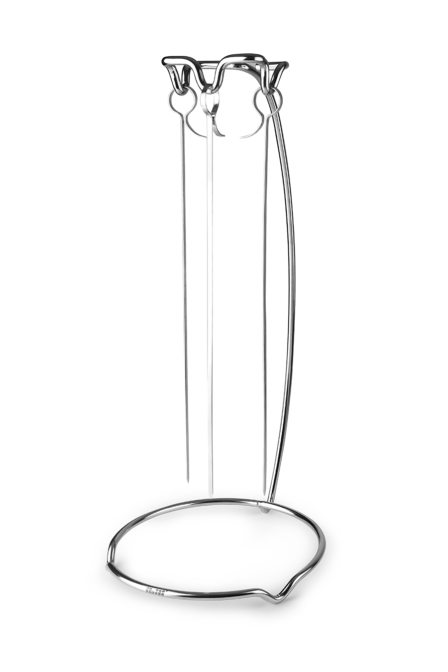 Suporte para Brochetas em Aço Inoxidável para 3 Espetadas