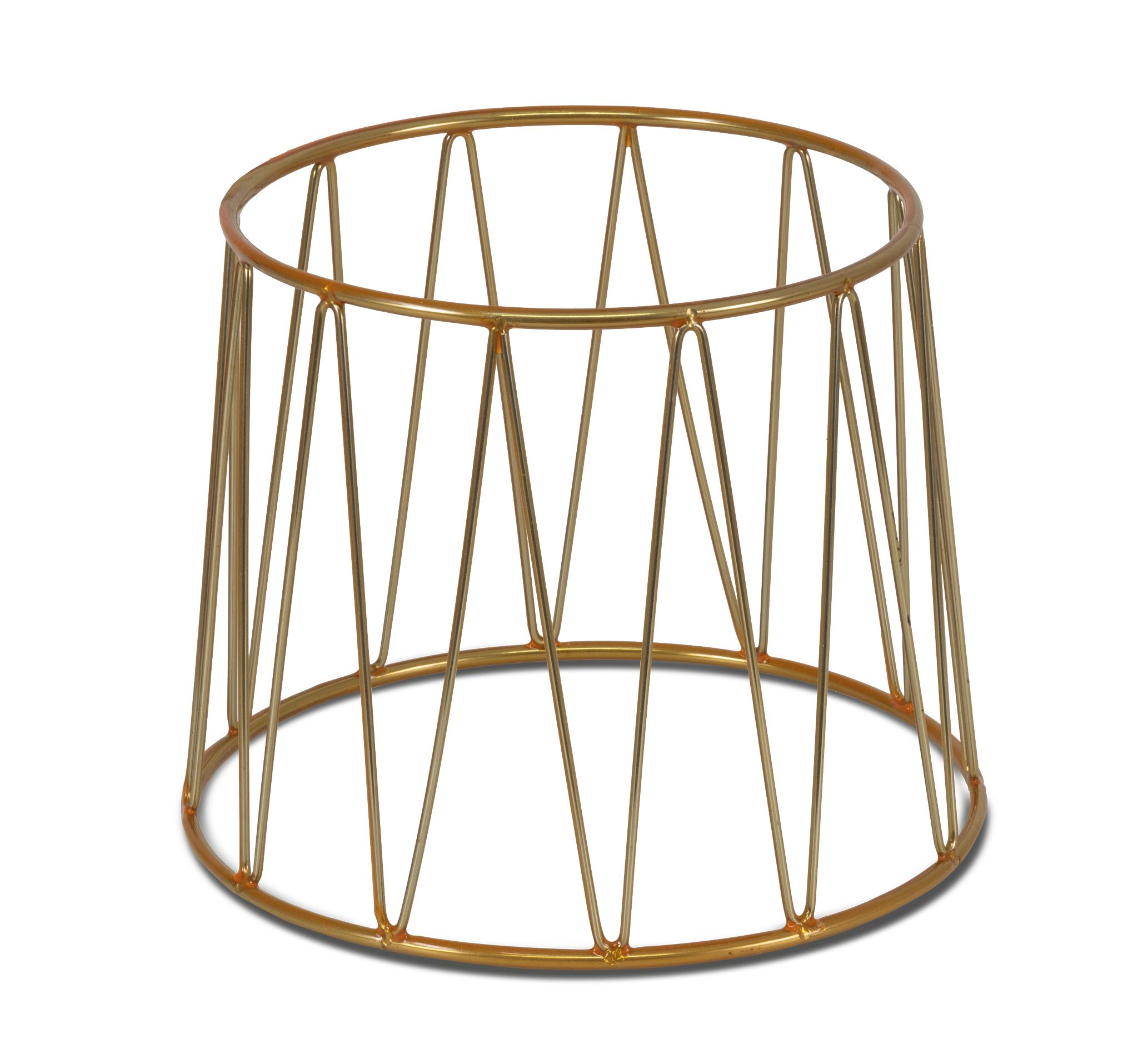 Suporte de Buffet Dourado 25x21x20 cm para Apresentação de Alimentos