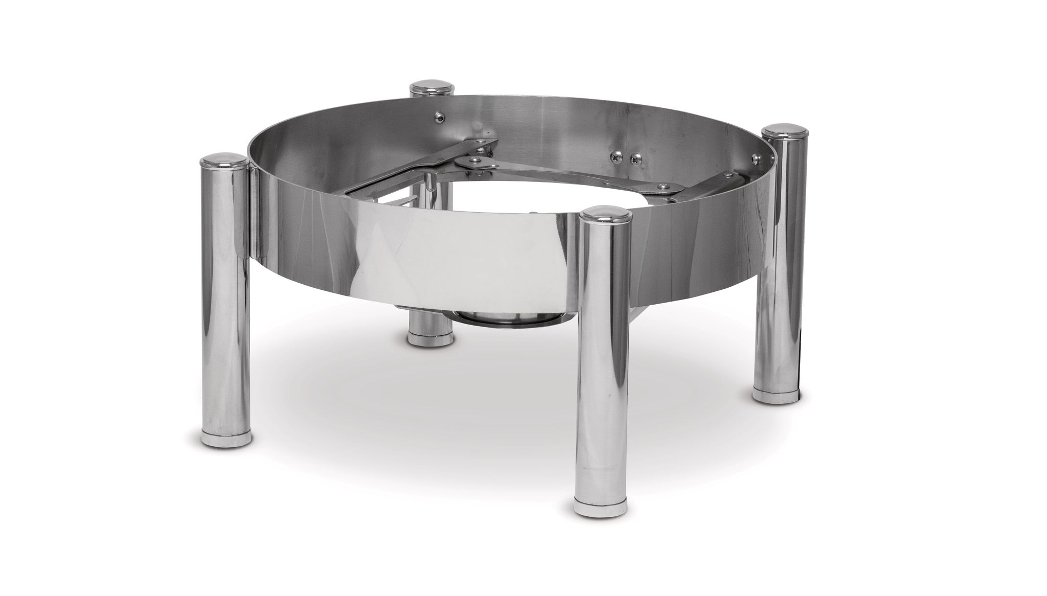 Suporte Chafing Dish Redondo Inox para Buffet