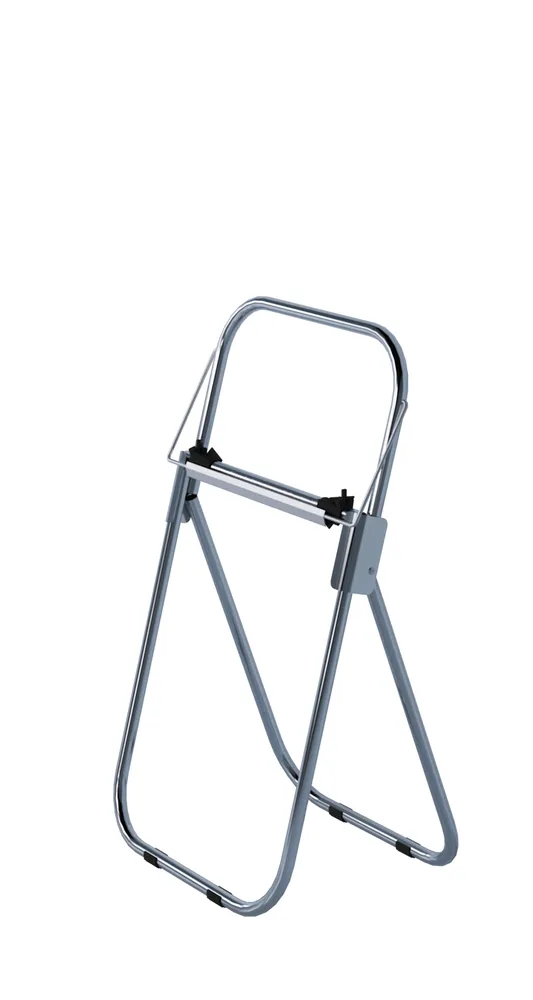 Suporte de Chão para Rolo de Papel de Cozinha Inox 540x395x975mm