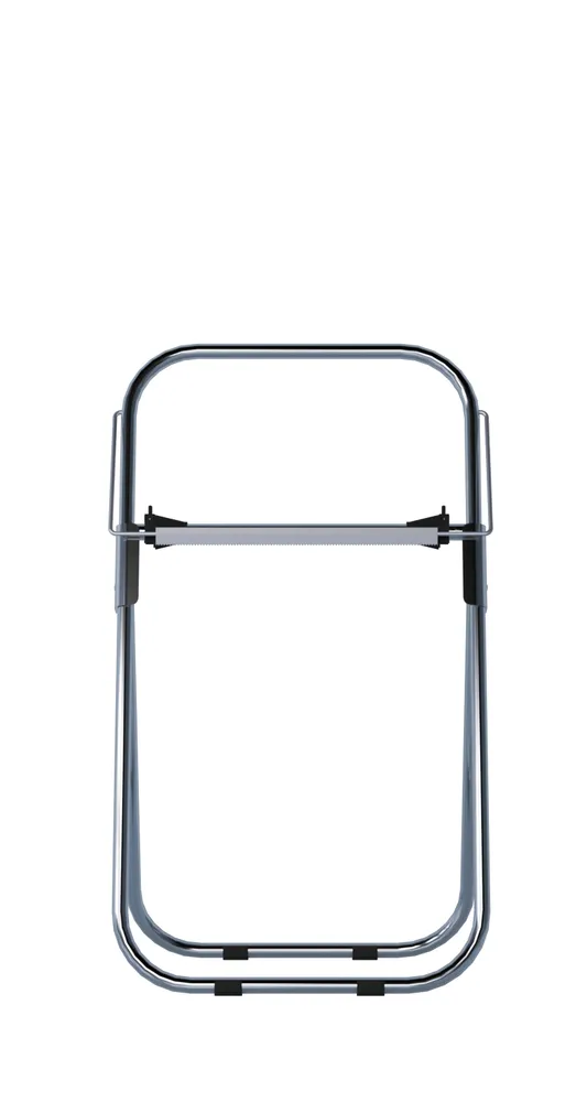 Suporte de Chão para Rolo de Papel de Cozinha Inox 540x395x975mm
